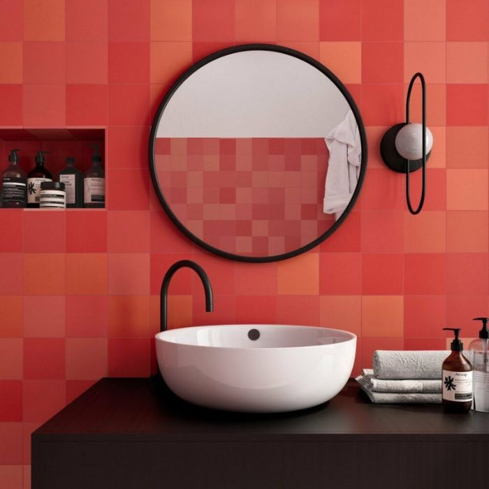 red tile ideas