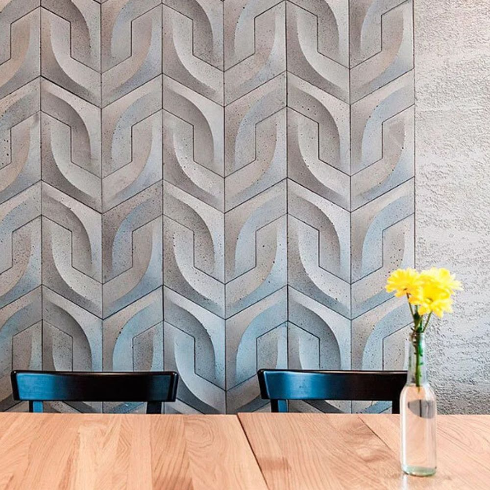 chevron pattern 3d wall tile