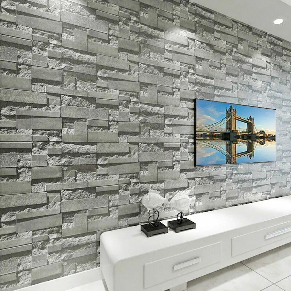 textured stone tv wall