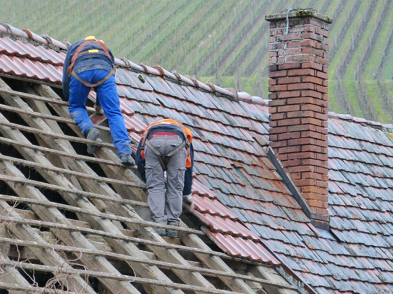 damaged ridge tiles roof repair