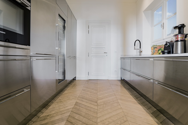 vinyl tile flooring modern kitchen