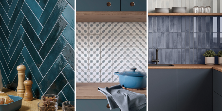 Three stylish kitchen tile designs for modern renovation inspiration.