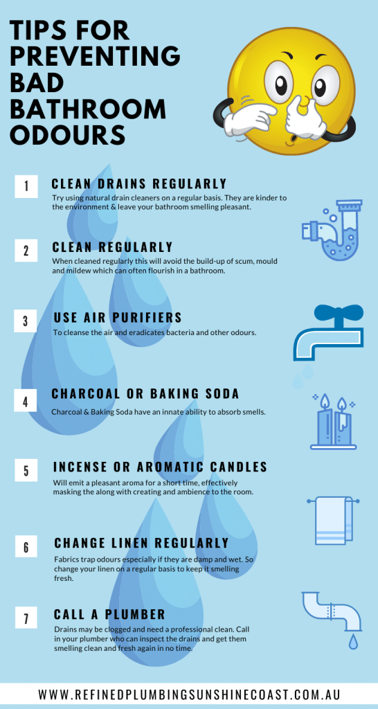 Tips for preventing and eliminating bad bathroom odors effectively.