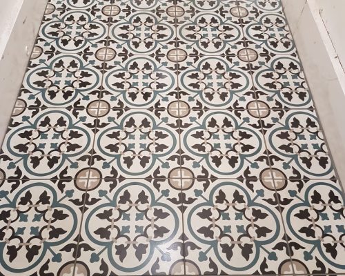 Hallway tiling